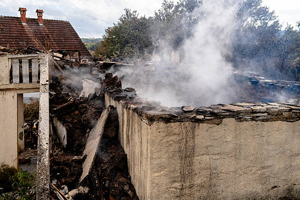 Professional Fire Damage Removal technician working in Ellenton, FL
